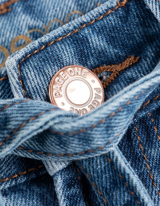 Farmernadrág - Egyenes fazon - kék