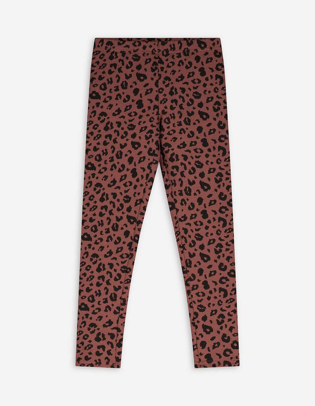 Legging - Elszórt nyomott minta - pink