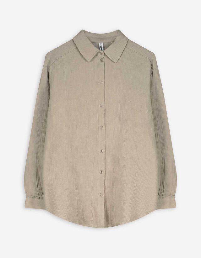 Blúz - Muszlin - vilagos zold