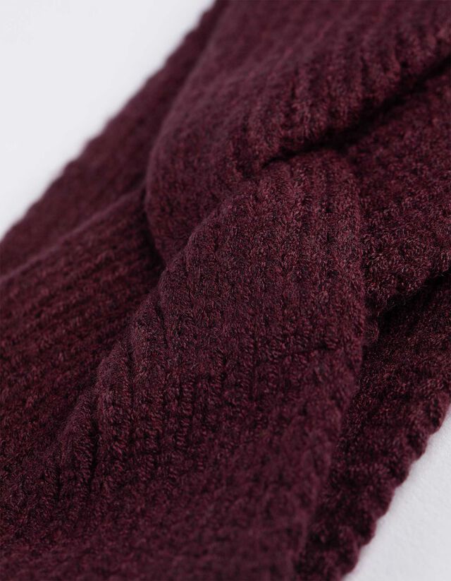 Fejpánt - Egyszínű - mélyvörös