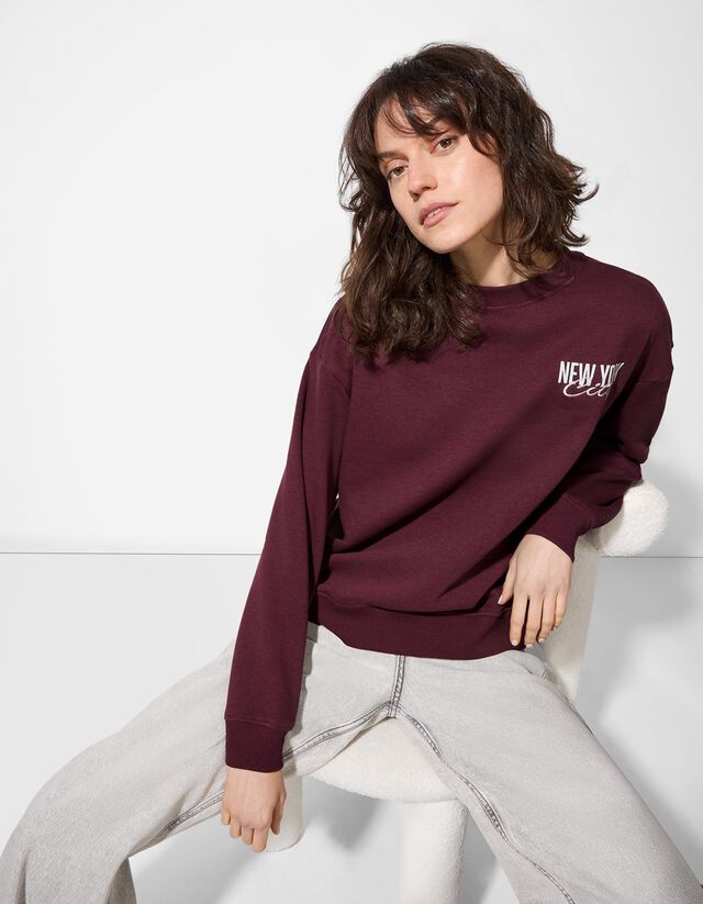 Melegítőfelső - Hátul nyomtatott minta - vilagoskek