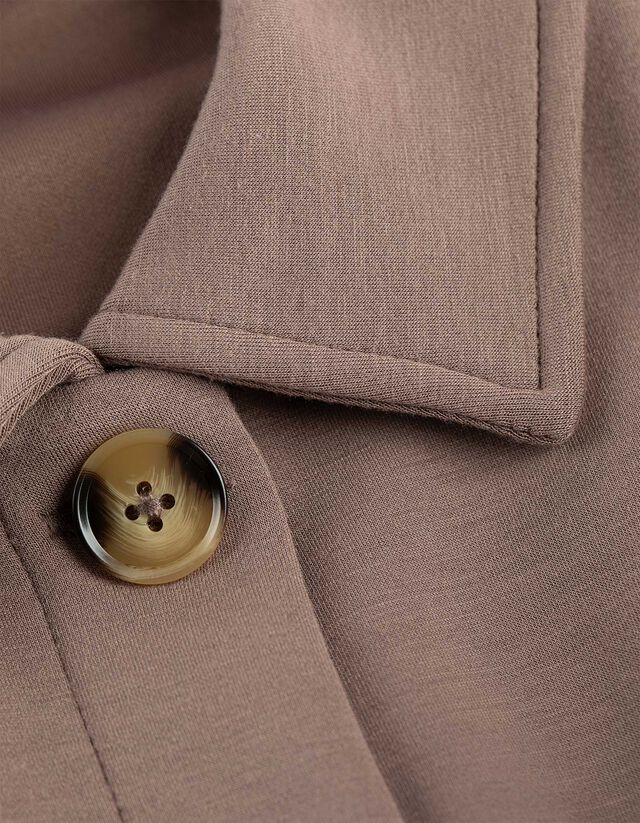 Cipzáros melegítőfelső - Modál tartalom - sotetlila