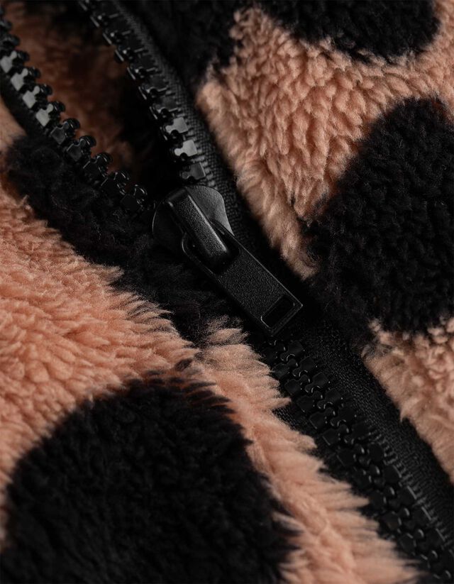 Cipzáros melegítőfelső - Plüss - bézs