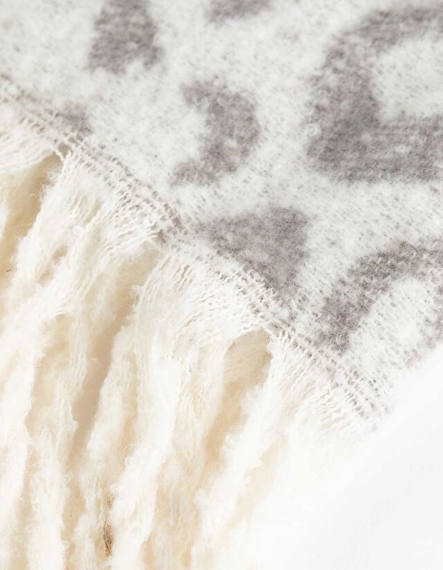 Sál - Párducmintás - feher