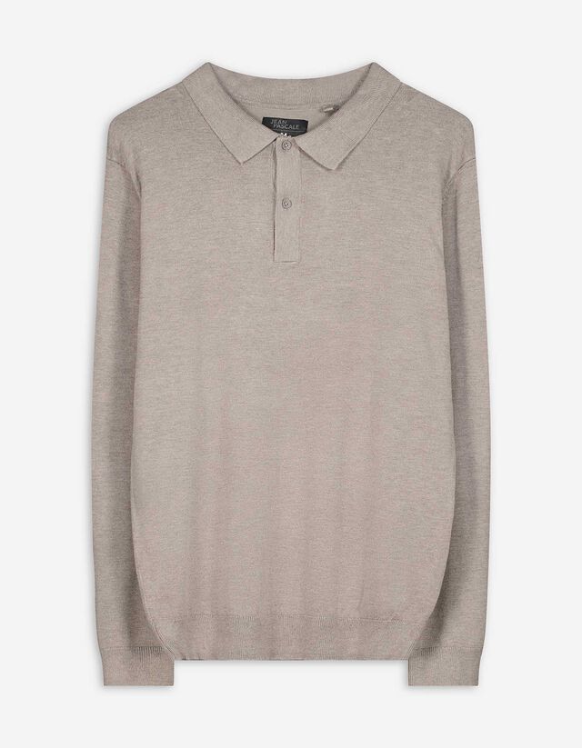 Pulóver - Póló gallér - bézs