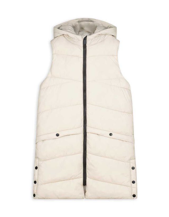 Steppelt mellény - Normál fazon - bézs