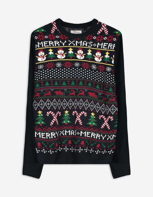 Pulóver - Karácsony - sotetkek