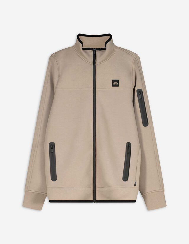 Cipzáros melegítőfelső - Állógallér - sotetkek