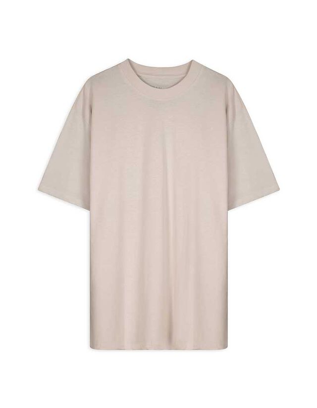 Póló - Túlméretezett fazon - világos barna