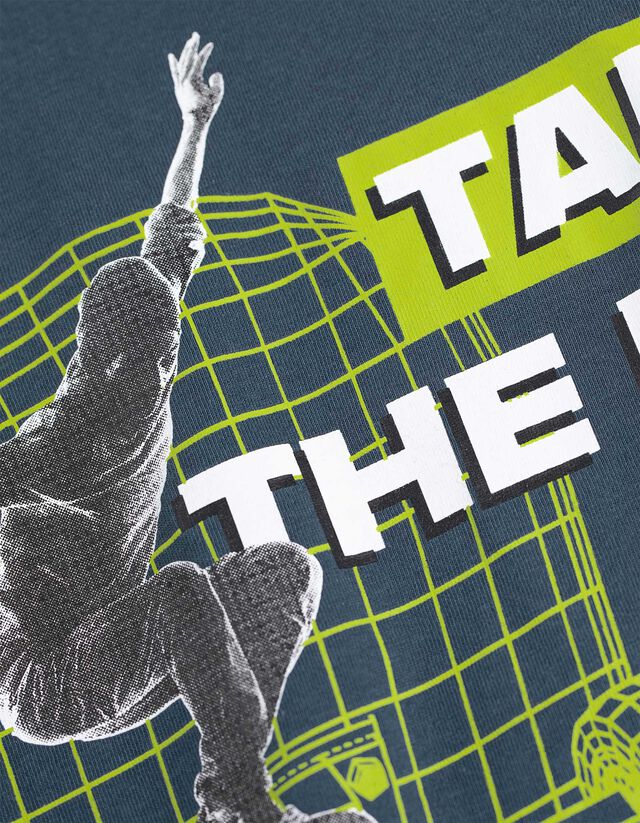 Hosszú ujjú felső - Elülső nyomtatás - bézs