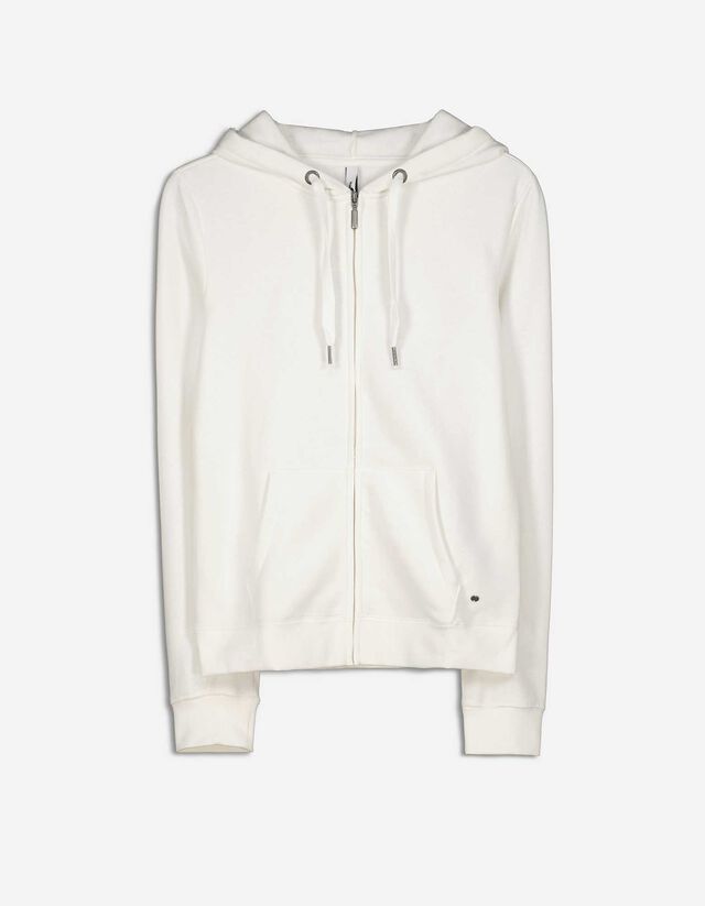 Cipzáros melegítőfelső - Normál fazon - feher