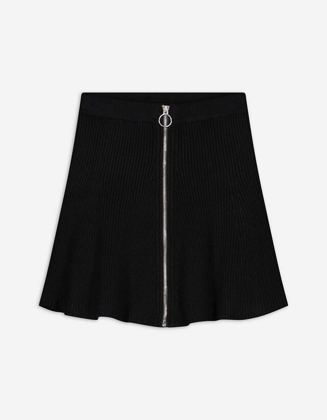 Szoknya - Kötött ruha - fekete