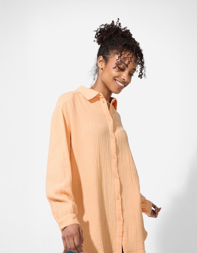 Blúz - Muszlin - vilagos zold