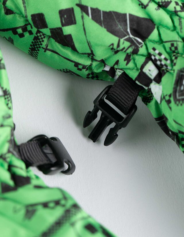 Síkesztyű - Minecraft - zöld