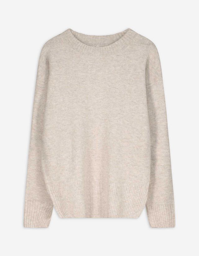 Pulóver - Kötött ruha - bézs