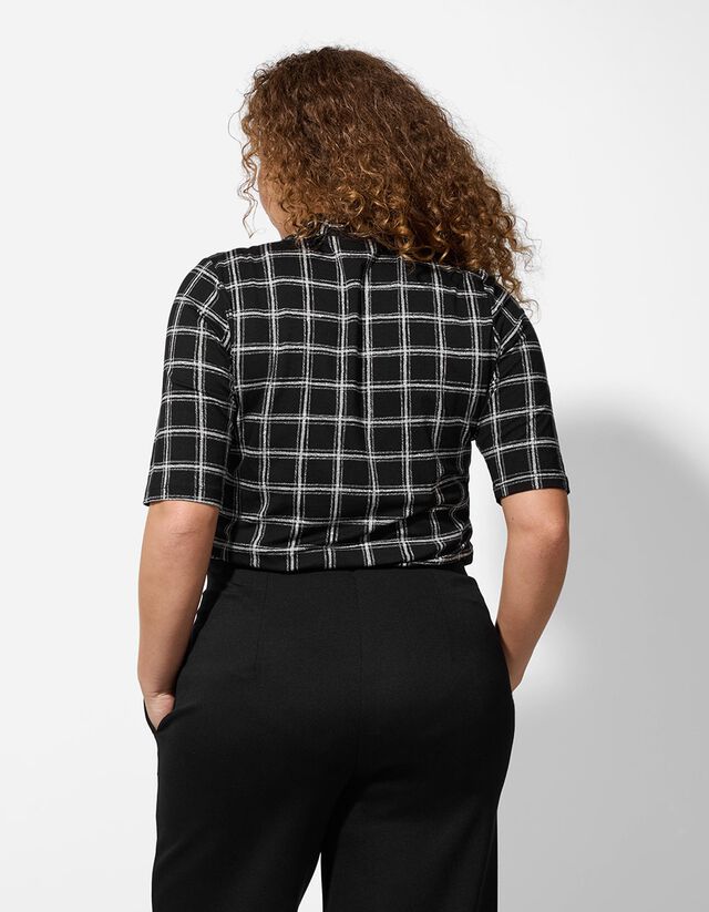 Felső - Viszkózkeverék - fekete