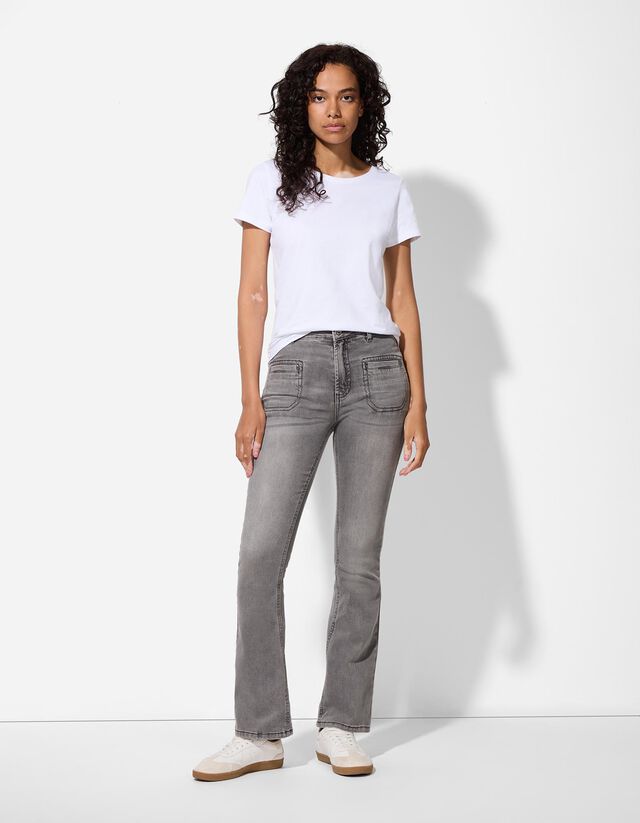 Farmernadrág - Enyhén bővülő fazon - kék