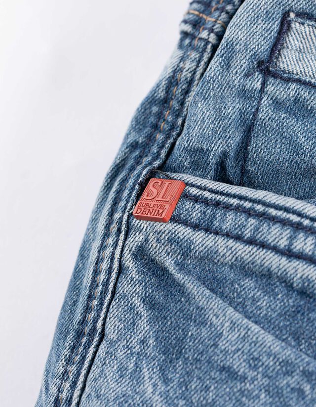 Farmernadrág - Egyenes fazon - sotetkek