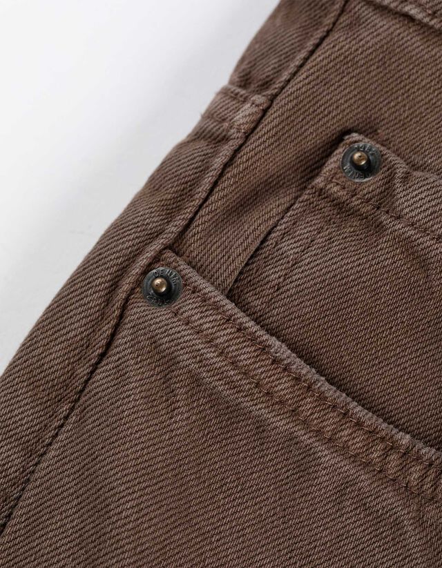 Farmernadrág - Normál derekú - barna