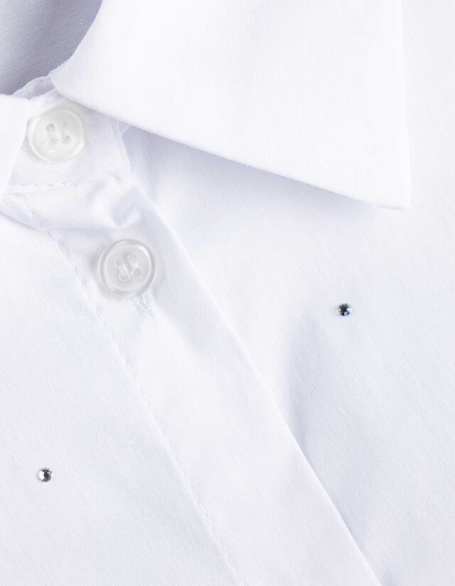 Blúz - Pamut keverék - feher