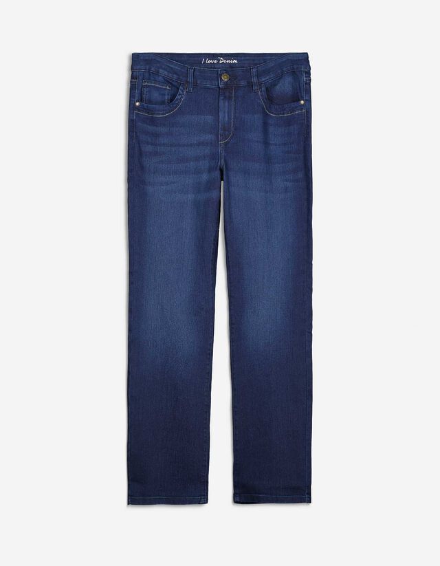 Farmernadrág - Varrásba állított zseb - sotetkek