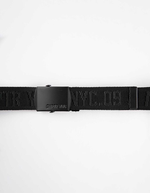 Öv - Nyomott minta - fekete