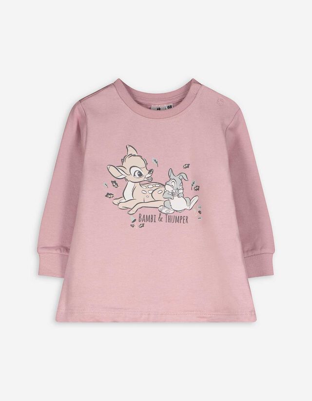 Melegítőfelsőből és leggingből álló szett - Bambi - rozsaszin