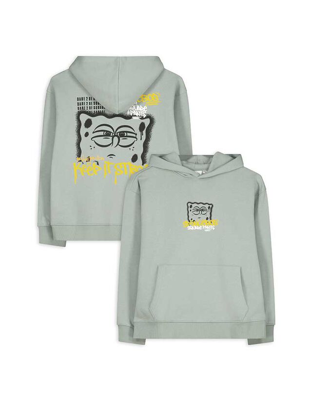 Kapucnis felső - SpongyaBob Kockanadrág - szürke