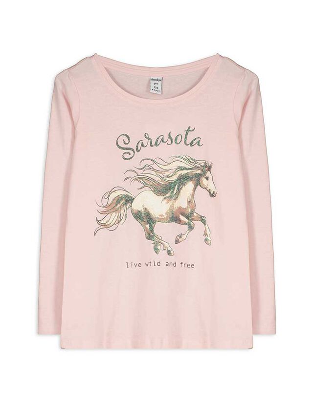 Hosszú ujjú felső - Pamut - vilagos szurke