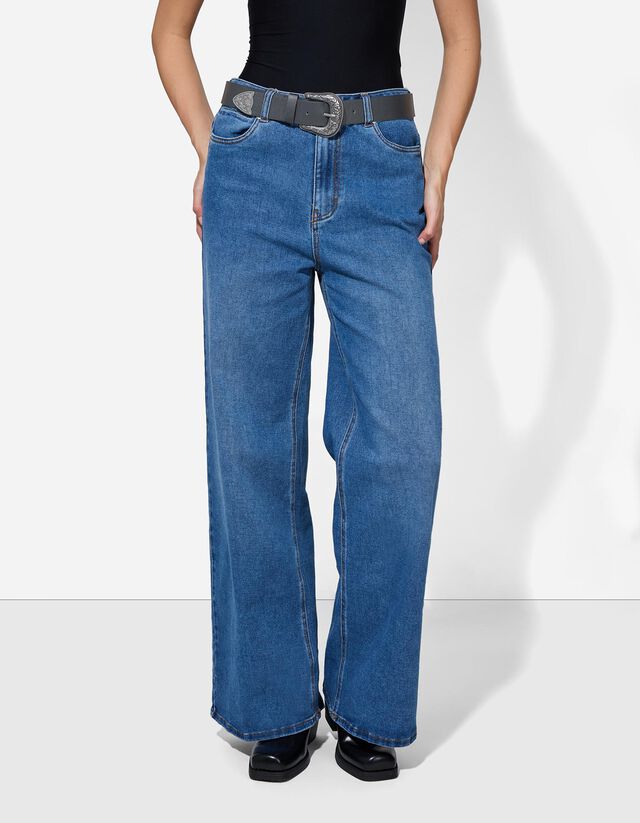 Öv - Bőrhatású - fekete