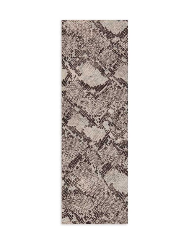 Kendő - Zebra minta - feher