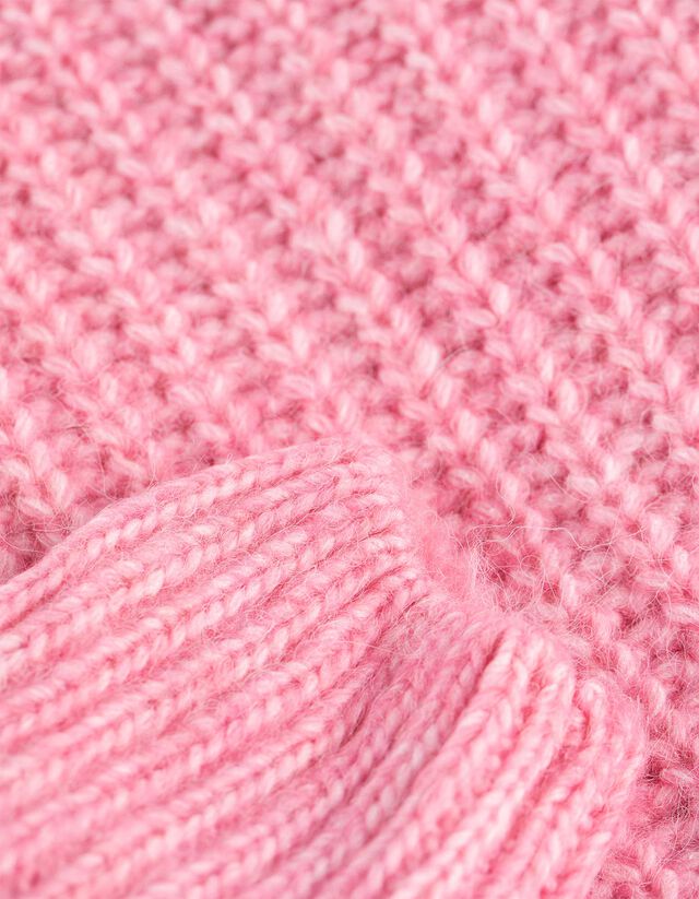 Pulóver - Durva kötésű - vilagoskek