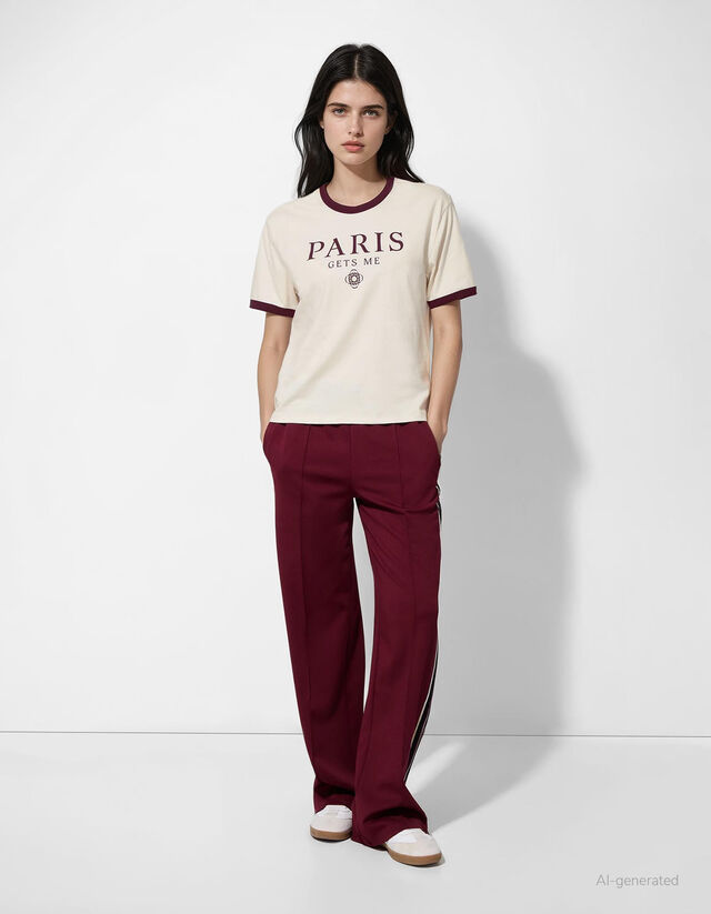 Póló - Elülső nyomtatás - feher