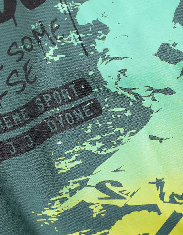 Hosszú ujjú felső - Elülső nyomtatás - bézs