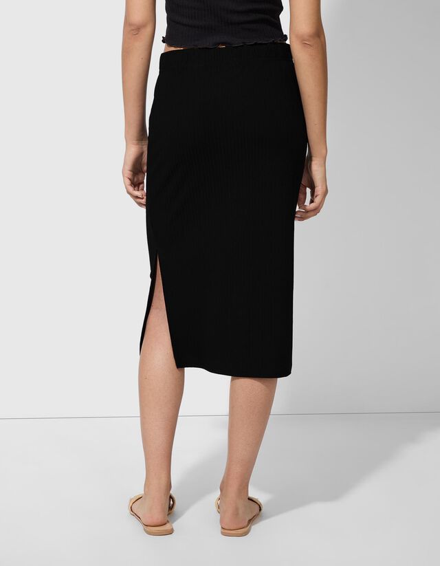 Szoknya - Bordázott - feher