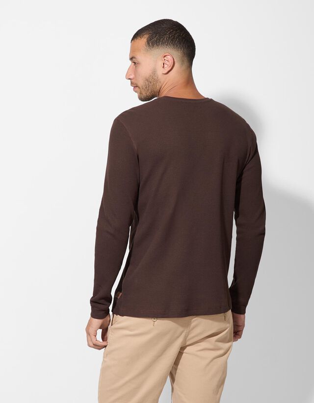 Hosszú ujjú felső - Normál fazon - szürke