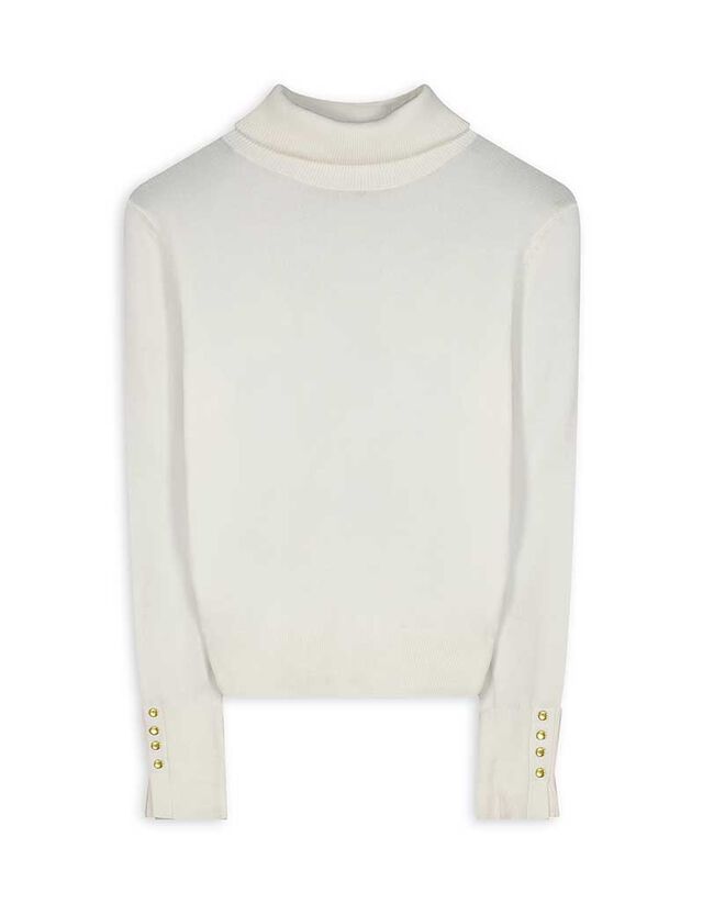 Pulóver - Garbónyakú - feher