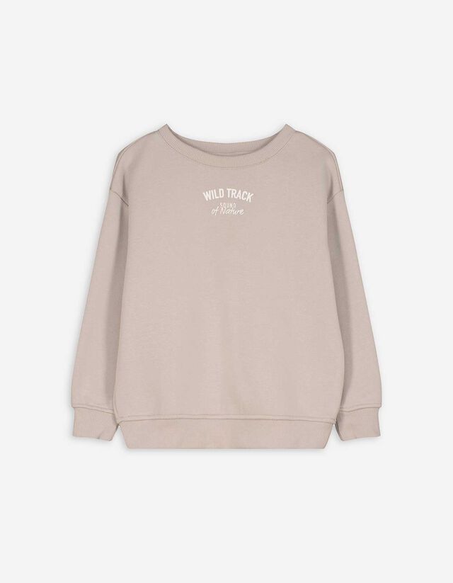 Melegítőfelső - Nyomott minta - barna