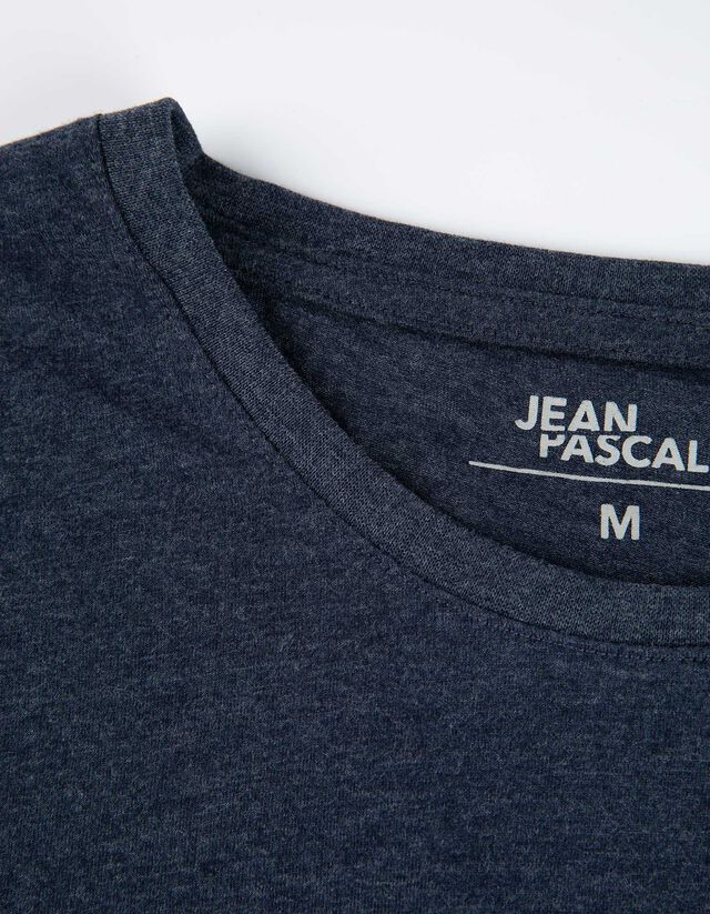 Póló - Melírozott - fekete