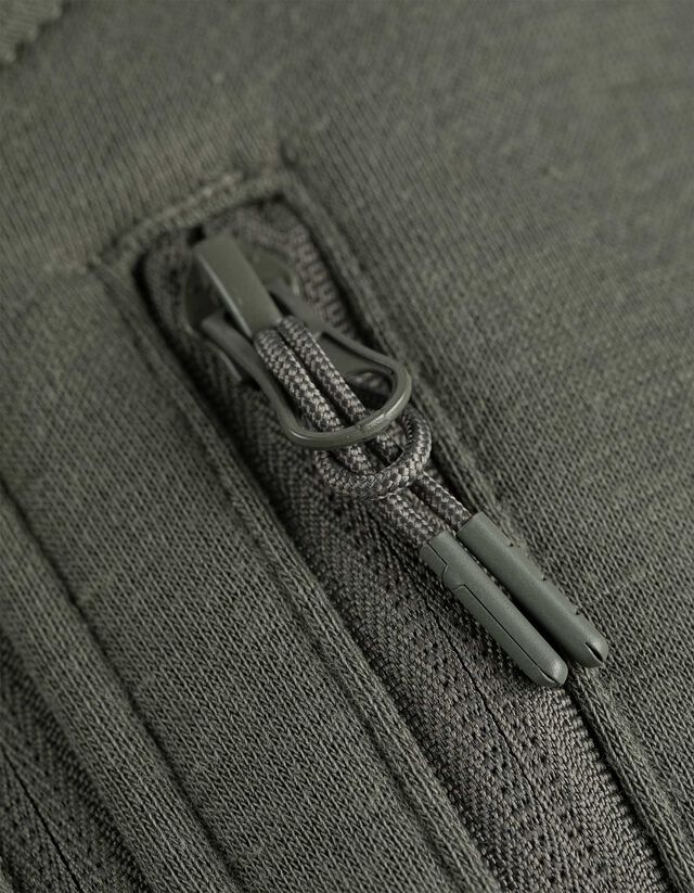 Kötött kardigán - Egyszínű - sötétzöld