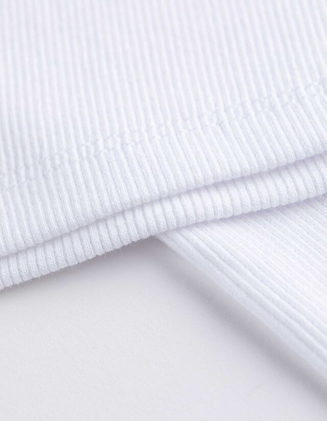 Ujjatlan felső - Bordázott - sötétbarna