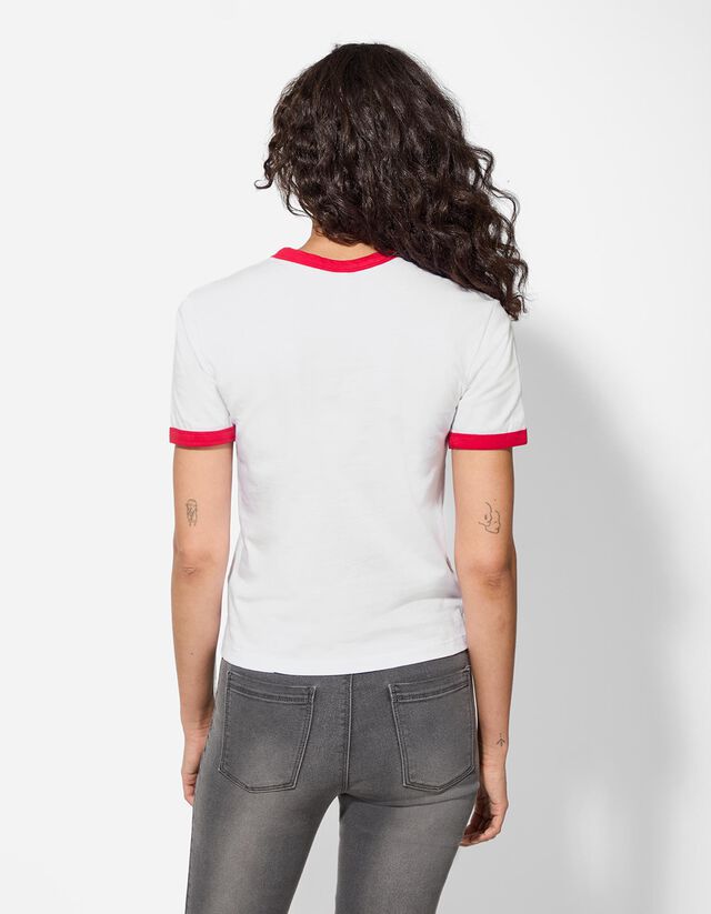 Póló - Elülső nyomtatás - feher