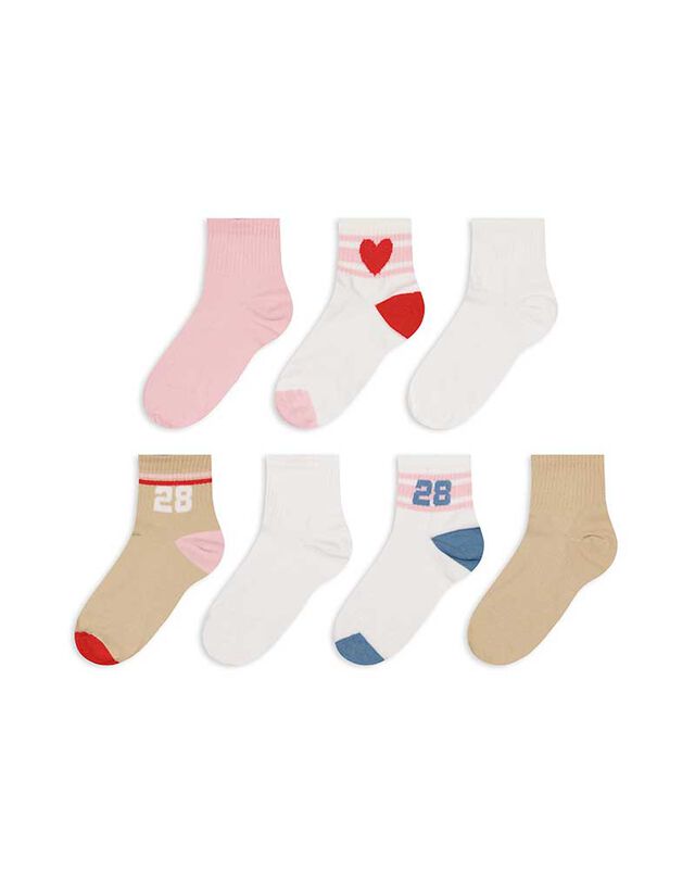 Zokni - 7 db-os csomag