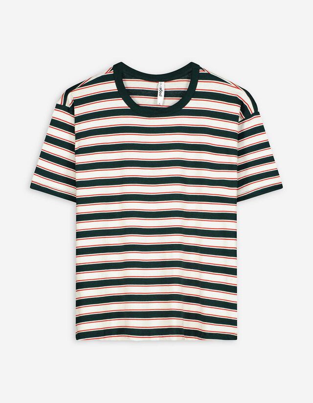 Póló - Csíkos - sotetkek