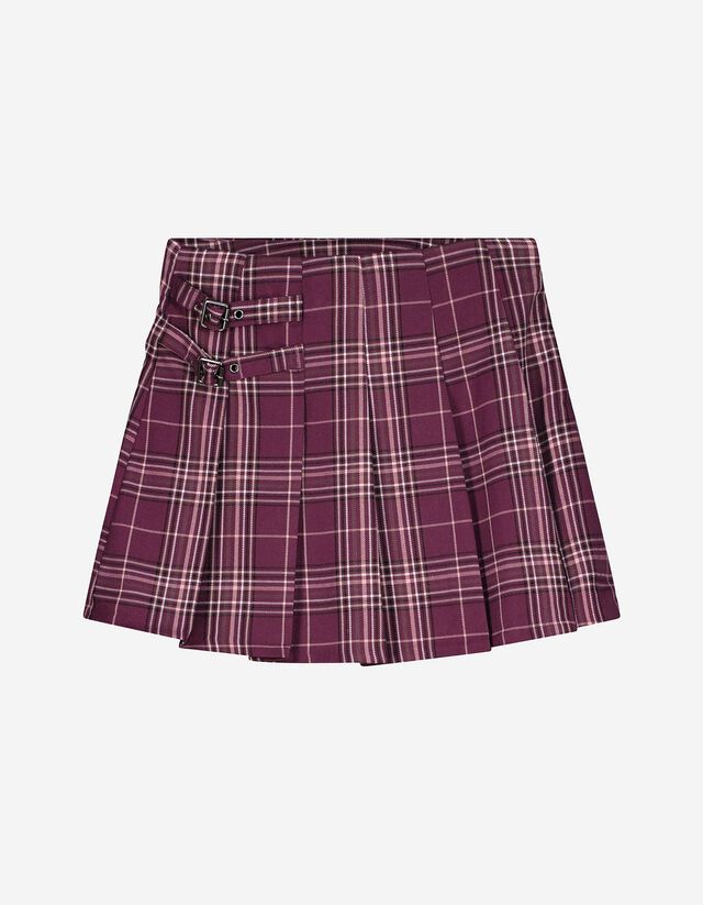 Rakott szoknya - Fémrészletek - sotetlila