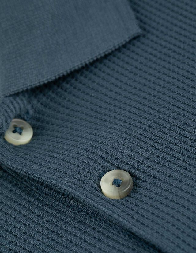 Pólóing - Gofri szerkezet - sötétszürke