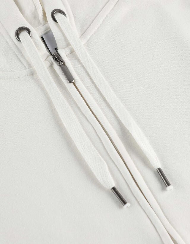 Cipzáros melegítőfelső - Normál fazon - feher