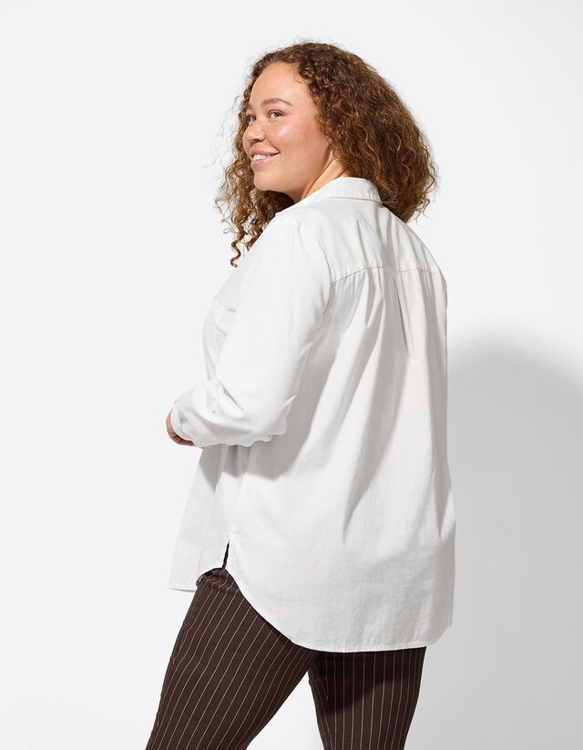 Női ing - Mellzsebes - feher