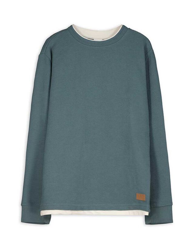 Hosszú ujjú felső - Túlméretezett fazon - sötétszürke