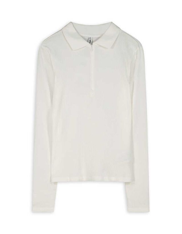 Hosszú ujjú póló - Bordázott - sotetlila